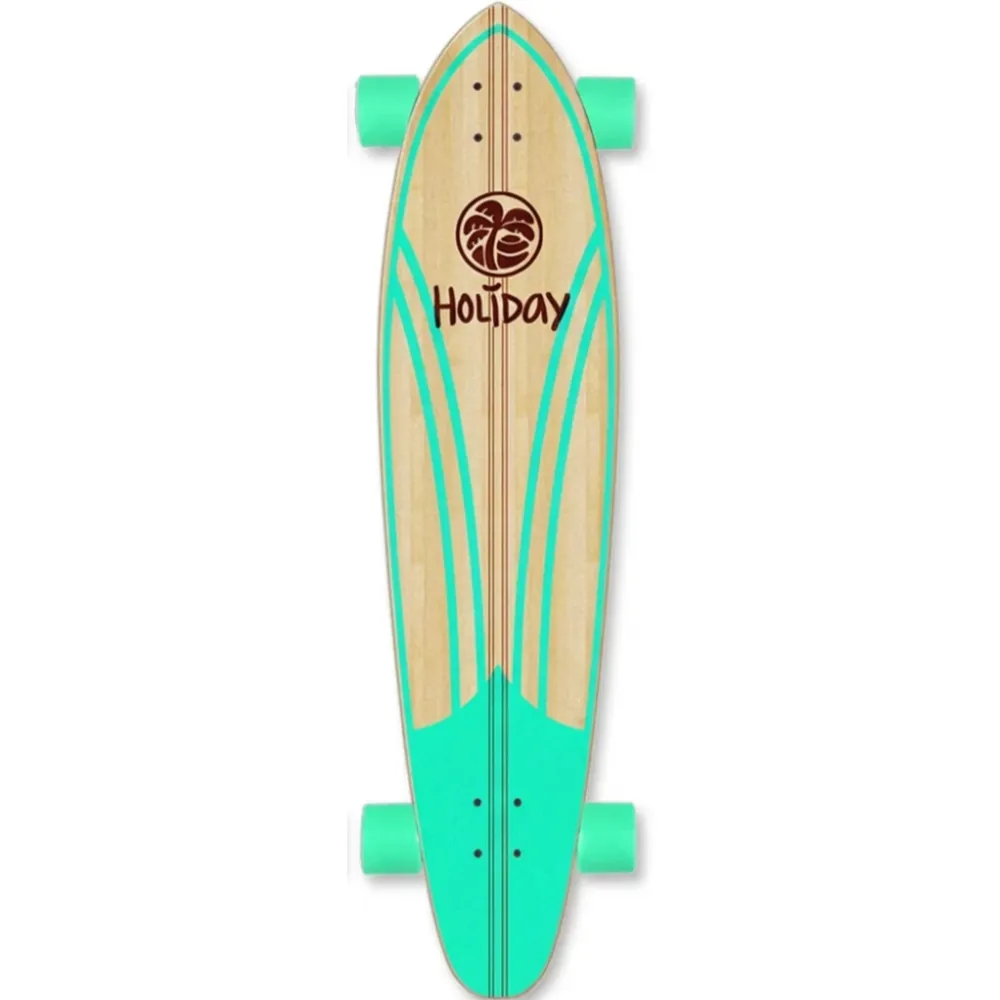 Holiday Dreamy Daze Teal 38 Longboard Skateboard