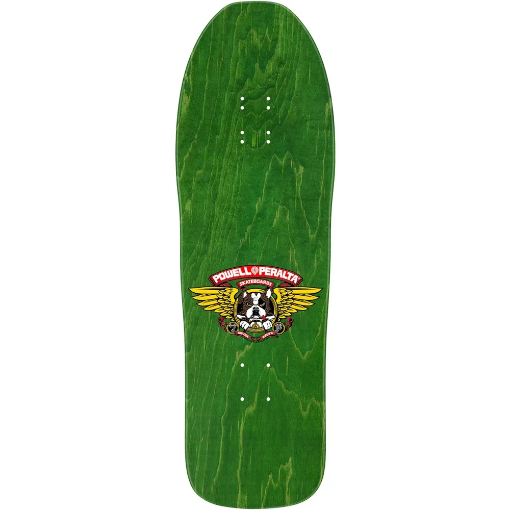 Powell Peralta Frankie Hill Bulldog Green Gold Foil 10.0 Skateboard Deck