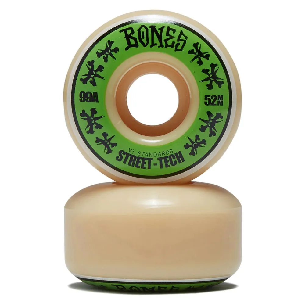 Bones Street Tech Standard STF V1 99A 52mm Skateboard Wheels