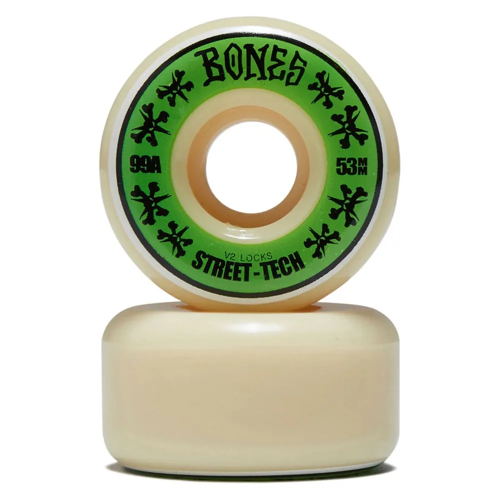 Bones Street Tech Locks STF V2 99A 53mm Skateboard Wheels