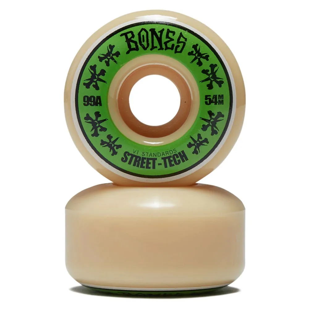 Bones Street Tech Standard STF V1 99A 54mm Skateboard Wheels