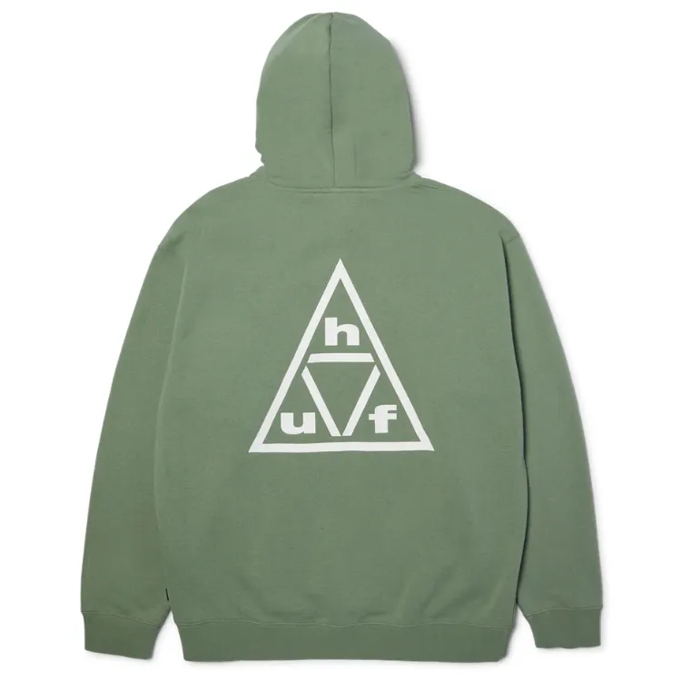 HUF Triple Triangle Mint White Hoodie
