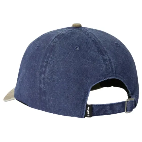 HUF Two Tone 89 Washed 6 Panel Navy Hat