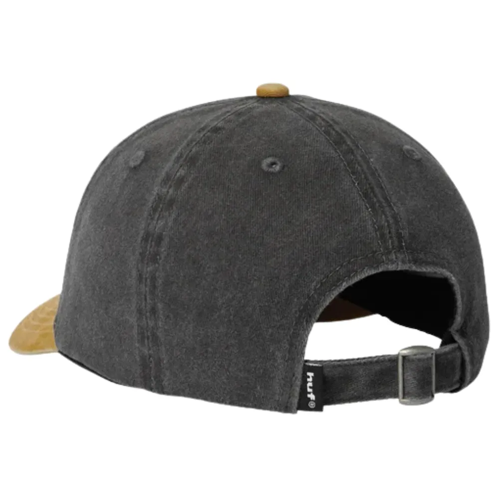 HUF Two Tone 89 Washed 6 Panel Black Hat