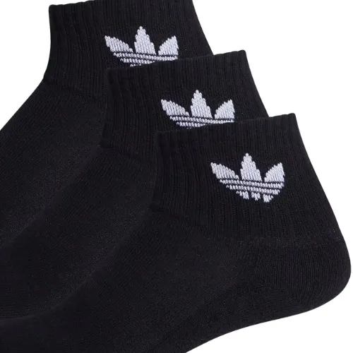 Adidas Mid Crew Black 3 Pair Socks
