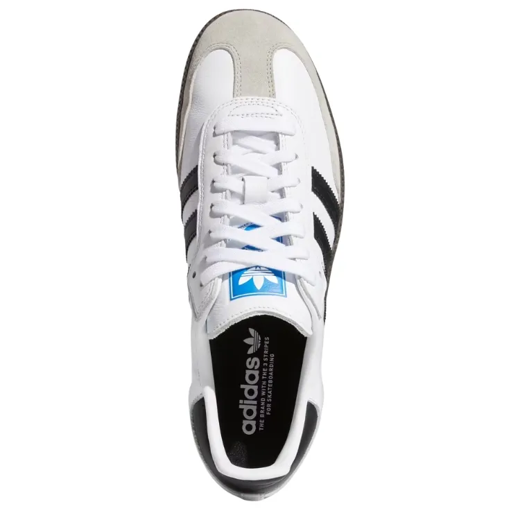 Adidas Samba ADV Cloud White Core Black Gum Shoes