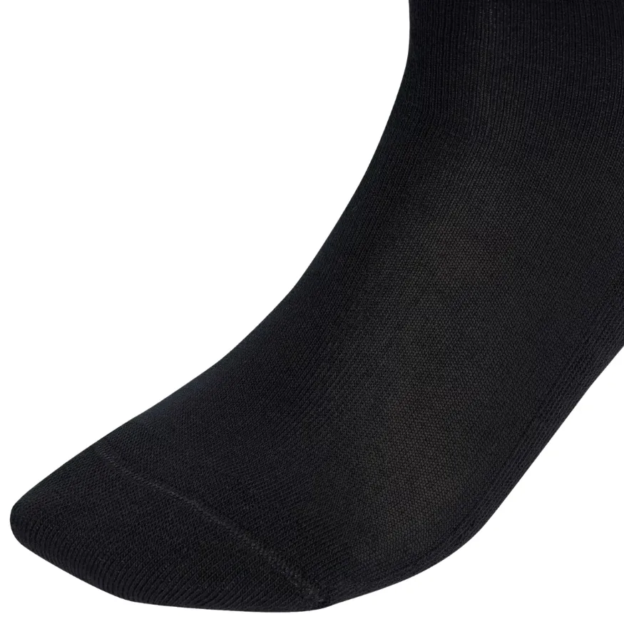 Adidas Trefoil Cushion Crew Black 6 Pair Socks