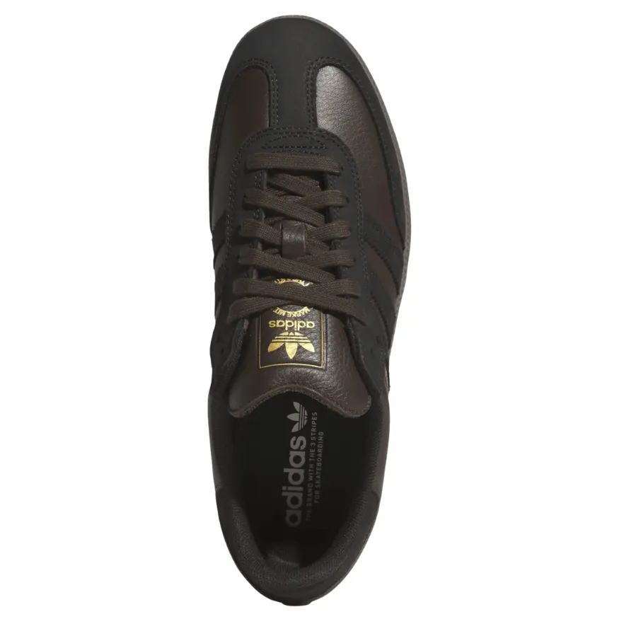 Adidas Samba ADV Dark Brown Core Black Gum Shoes
