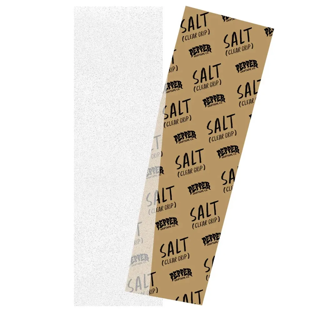 Pepper Premium Salt Clear 10.5 x 33.5 Skateboard Grip Tape Sheet