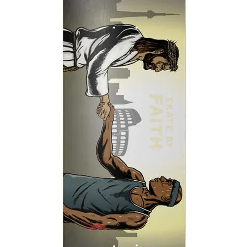 Toy Machine Russell Skate By Faith 8.5 Skateboard Deck