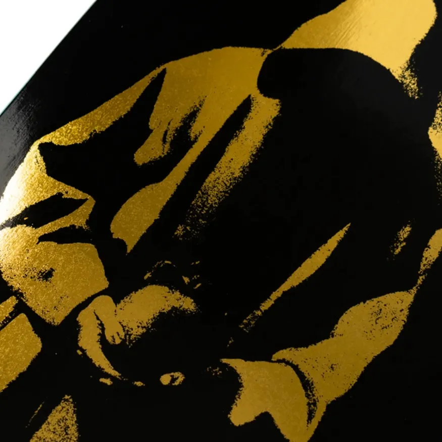 Welcome Contemplation On Early Grab Black Gold Foil 10.0 Skateboard Deck