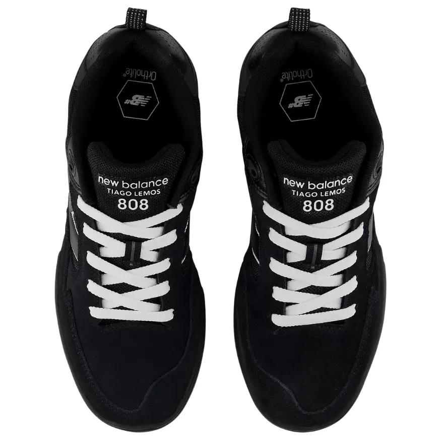 New Balance Tiago Lemos Lite NM808LSC Black White Mens Skate Shoes