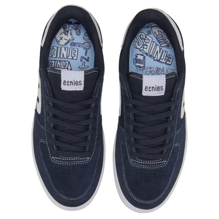 Etnies Emerson X Fos Navy White Mens Skate Shoes