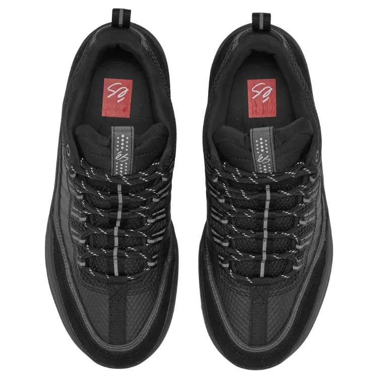 Es Imprint Black Black Mens Skate Shoes