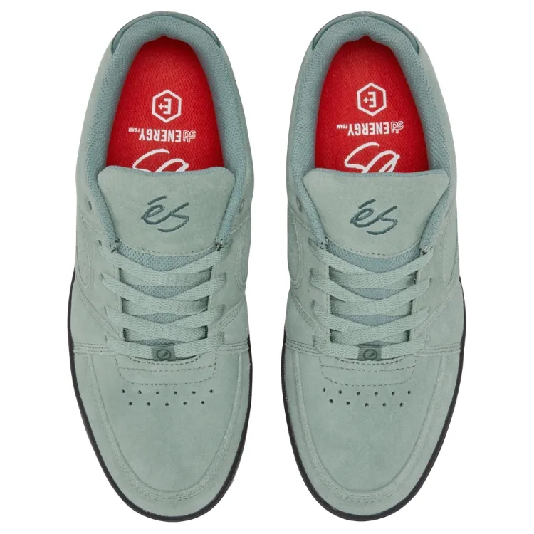 Es Accel Slim Green Black Mens Skate Shoes