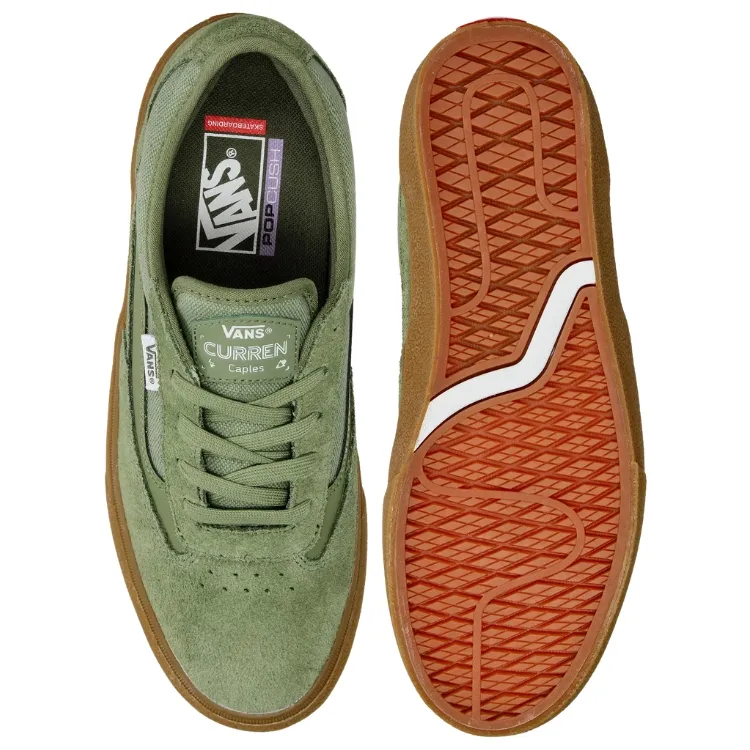 Vans Skate Curren Caples Crepe Green Gum Shoes