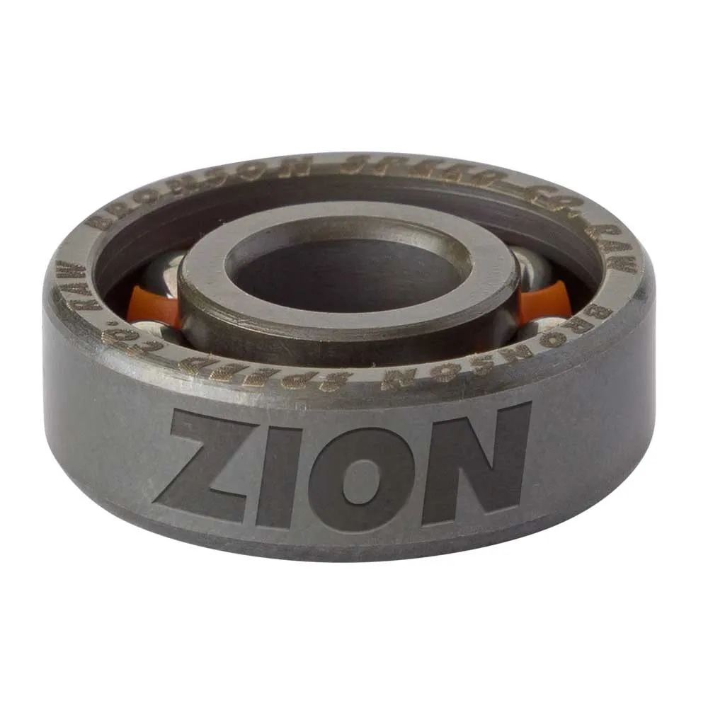 Bronson Zion Wright Pro 6 Ball Raw 8Pk Skateboard Bearings