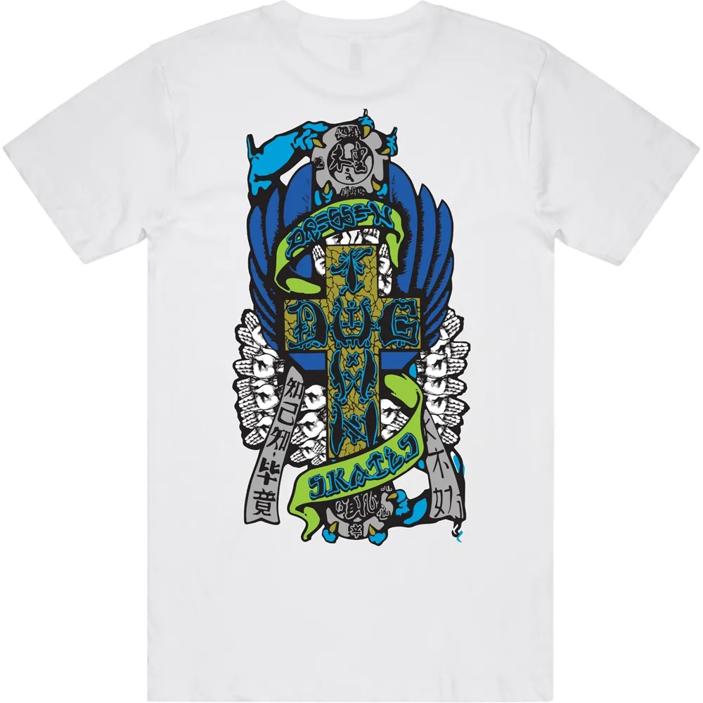 Dogtown Eric Dressen Hands 80s White T-Shirt [Size: XL]