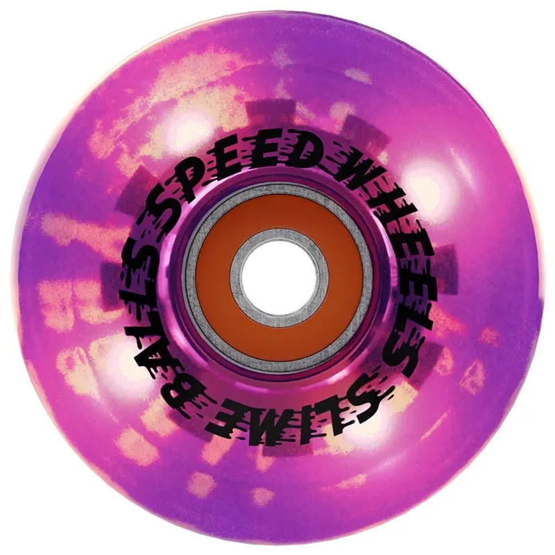 Slime Balls Sam Hitz Light Ups OG Slime Purple 78A 60mm Skateboard Wheels