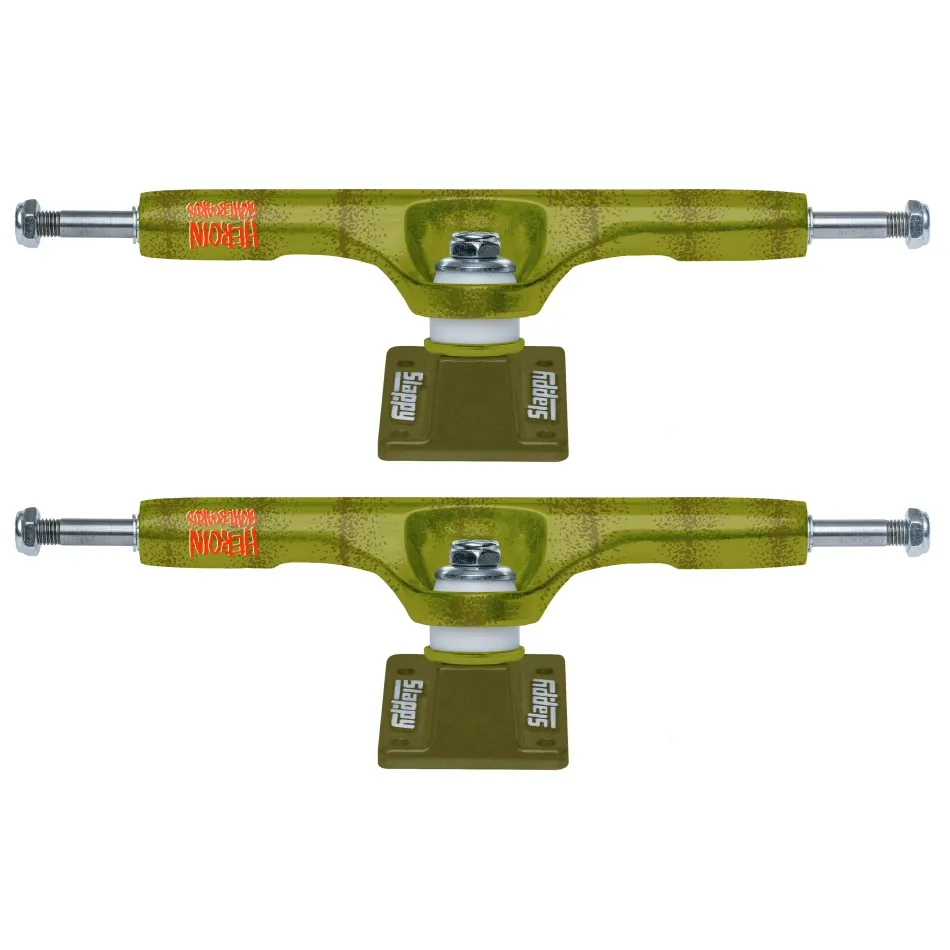 Slappy X Heroin Hollow Pickle Set Of 2 Skateboard Trucks