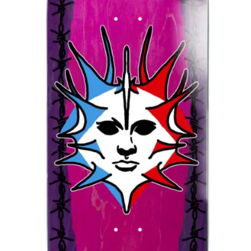 Opera Fatties Torn Spike EX7 Pink Purple 11.0 Skateboard Deck