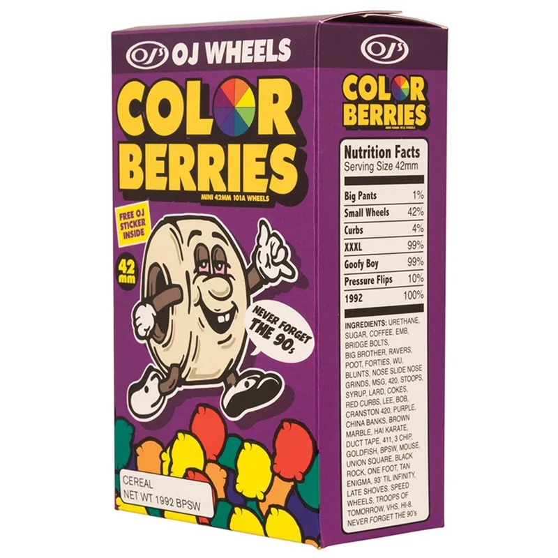 Oj Color Berries 101A 42mm Skateboard Wheels