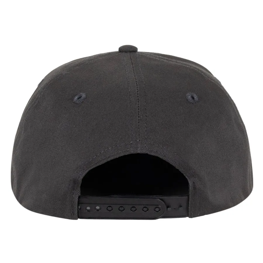 Independent Speed Snake 6 Panel Vintage Black Strapback Hat