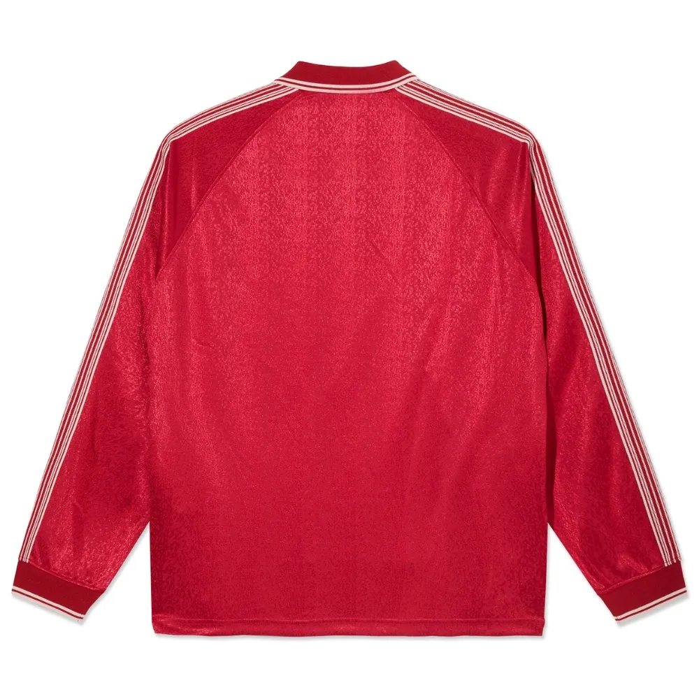 Polar Skate Co Davie Red Long Sleeve Shirt