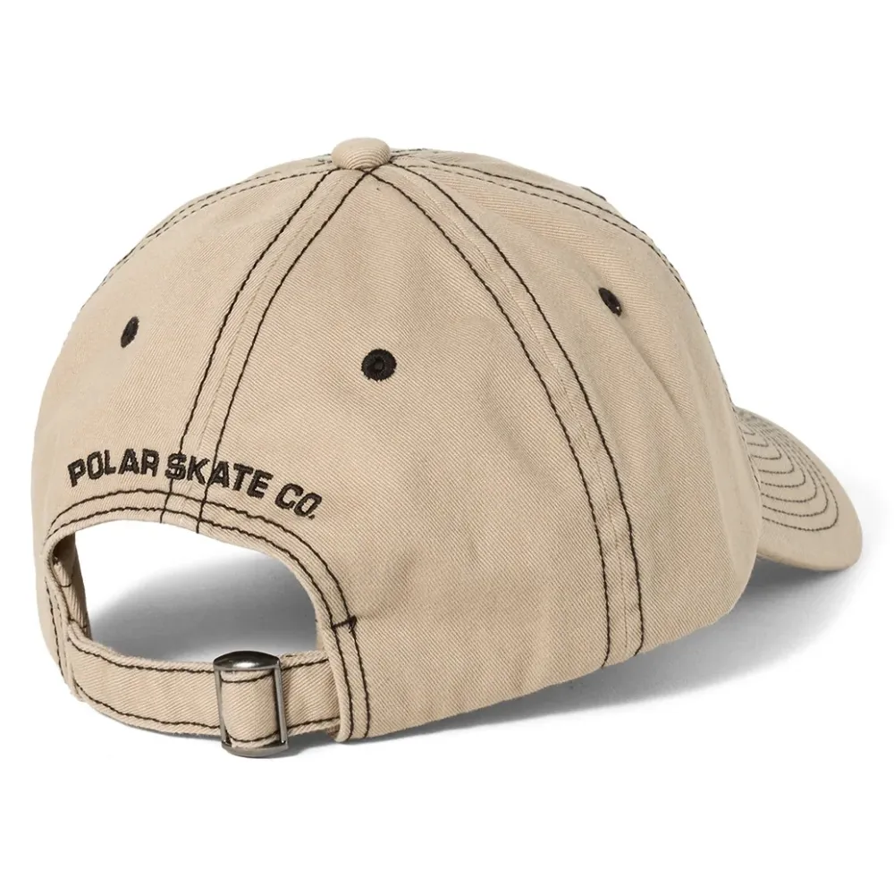 Polar Skate Co Sai Contrast Washed Taupe Hat