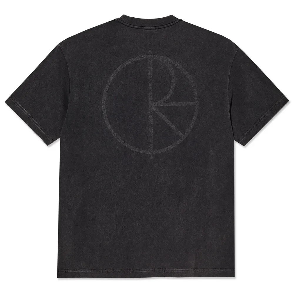 Polar Skate Co Contrast Stroke Logo Silver Black T-Shirt