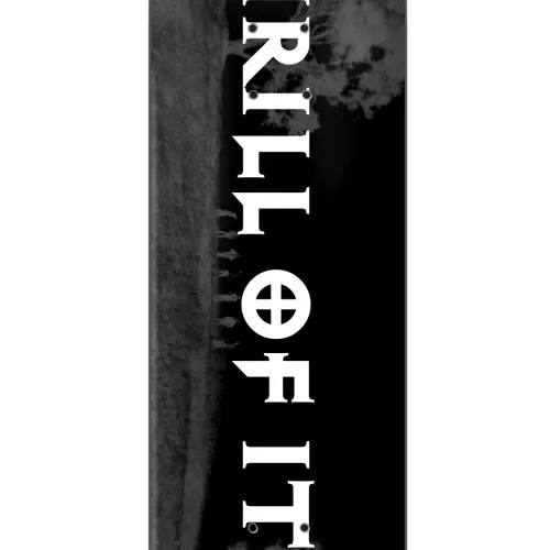Zero Thrill Of It All Reissue Black White 8.5 Skateboard Deck