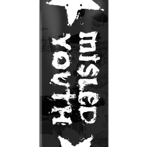 Zero Mislead Youth Reissue Black White 8.25 Skateboard Deck