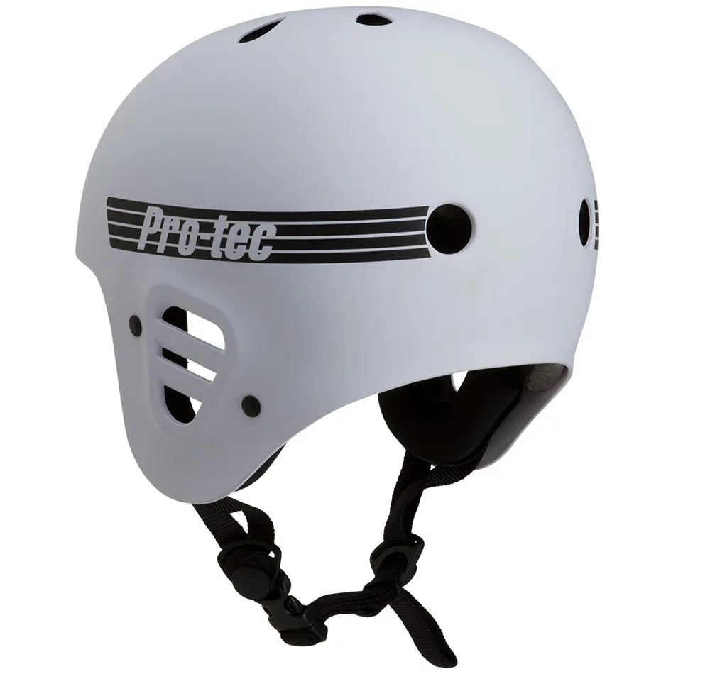 Protec Fullcut Certified Matte White Helmet