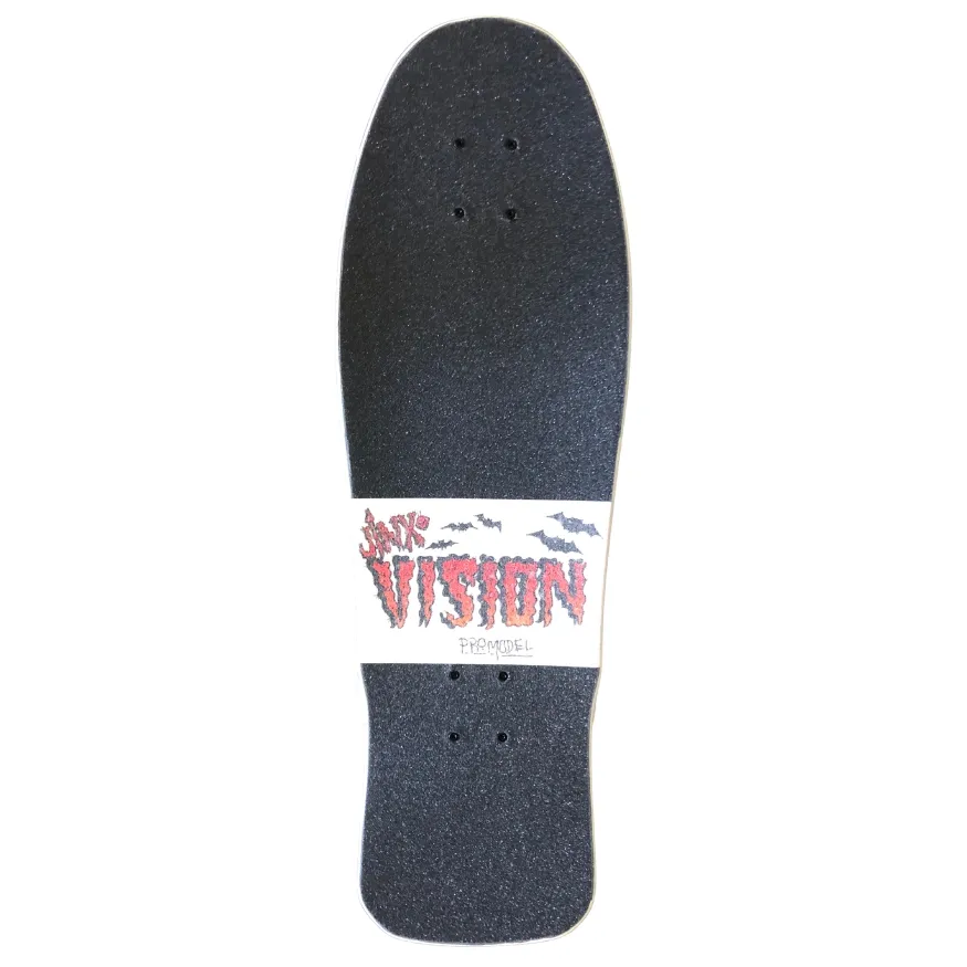 Kick Push Vision Jinx Mini White 9.5 Custom Complete Skateboard