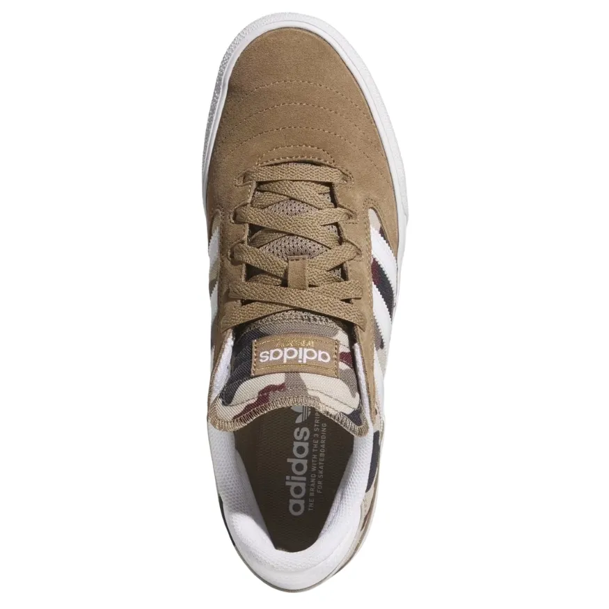 Adidas Busenitz Vulc II Khaki Six Cloud White Aurora Ink Shoes