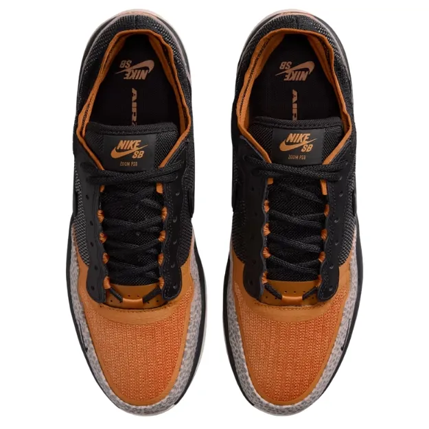 Nike SB PS8 Cobblestone Monarch Orewood Black Mens Skate Shoes