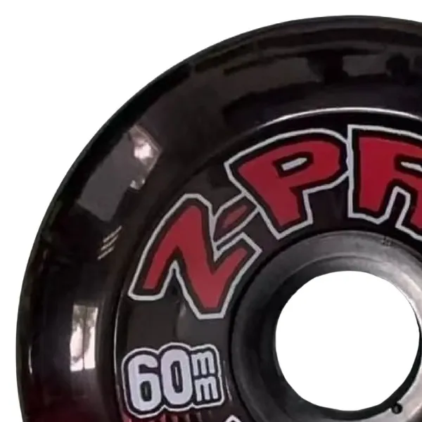 Z-Flex Z Pro Black Red 90A 60mm Skateboard Wheels