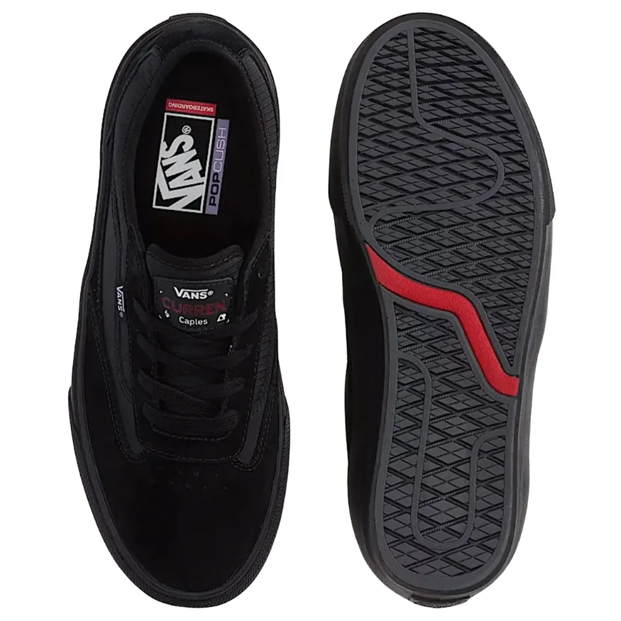 Vans Skate Curren Caples Black Black Shoes