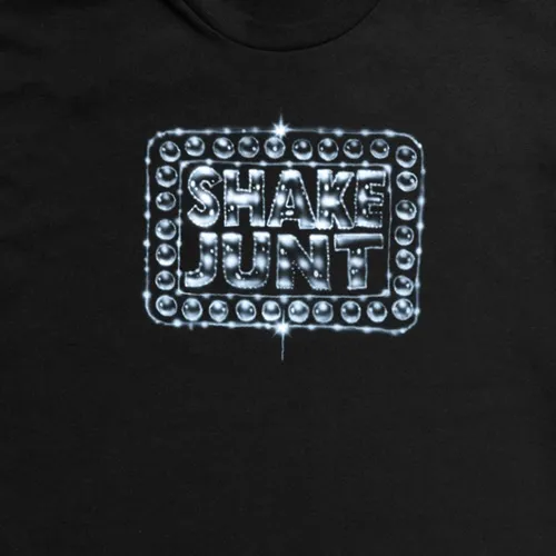 Shake Junt Box Logo Gal Black T-Shirt