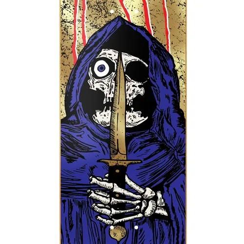 Heroin Aaron Wilson KO2 Skull Priest 8.5 Skateboard Deck