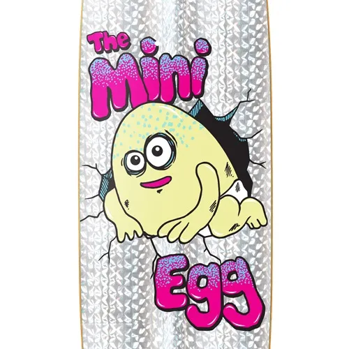 Heroin Mini Egg Holographic Foil 8.38 Skateboard Deck