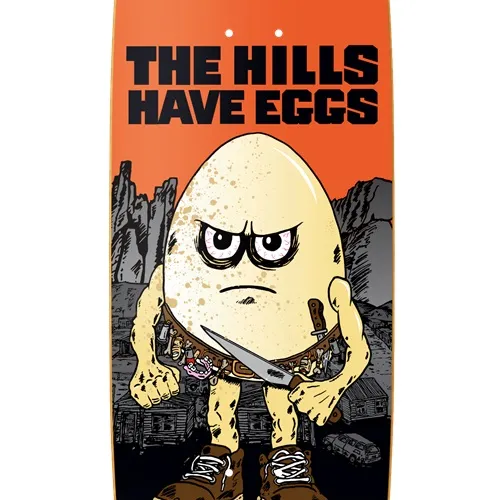 Heroin Hills Have Eggs 9.5 Skateboard Deck