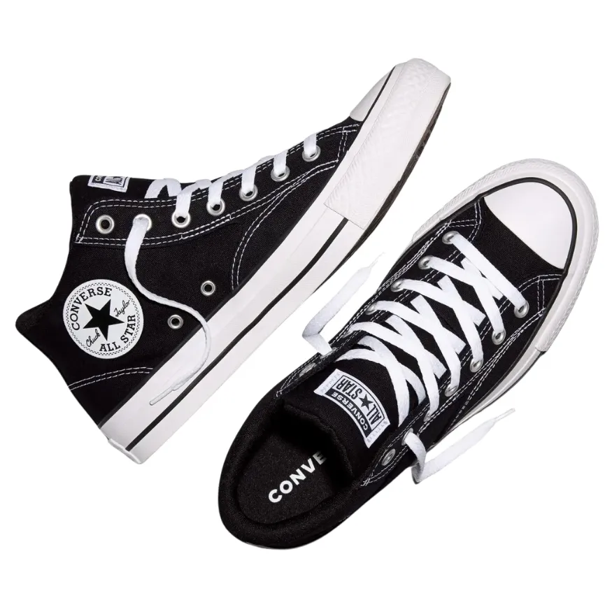 Converse Chuck Taylor All Star Malden Street Mid Black White Shoes