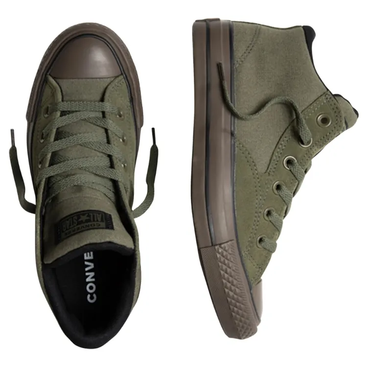 Converse Chuck Taylor All Star Malden Street Mid Suede Utility Black Gum Shoes