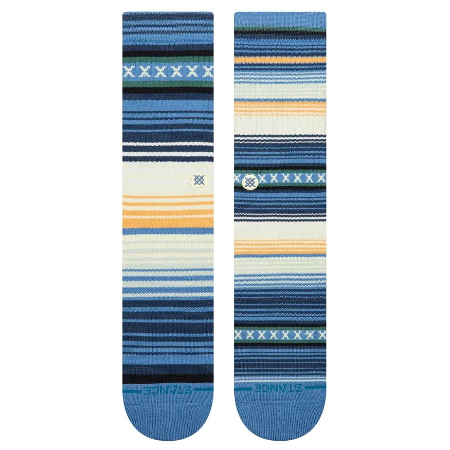 Stance Curren ST Capri Blue Large Mens Socks