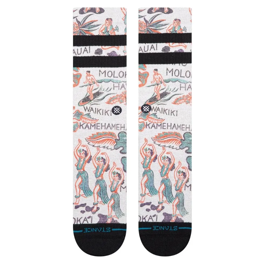Stance Lei Lei Grey Large Mens Socks