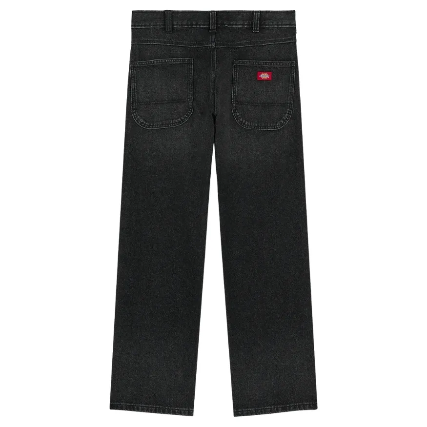 Dickies Thomasville Relax Straight Leg Black Faded Wash Denim Pants