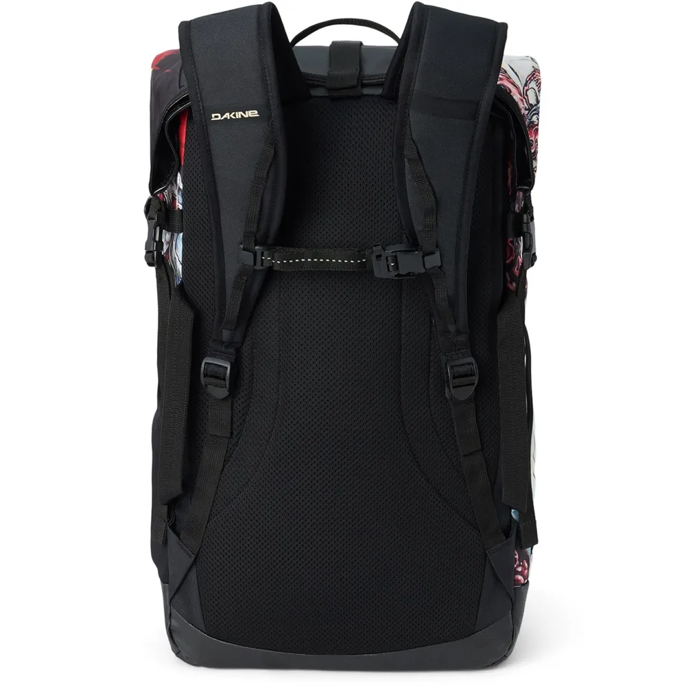 Dakine X Mayhem Mission Surf DLX Wet Dry Rolltop 35L Marron Backpack
