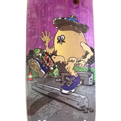 Heroin Goofys Grande Egg Purple 10.75 Skateboard Deck