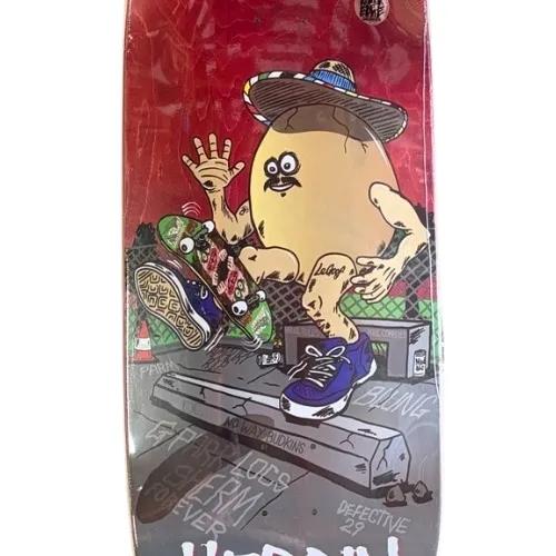 Heroin Goofys Grande Egg Red 10.75 Skateboard Deck